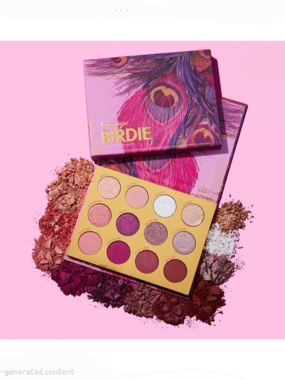 ColourPop Bye Bye Birdie Eyeshadow Palette 🦚 RARE